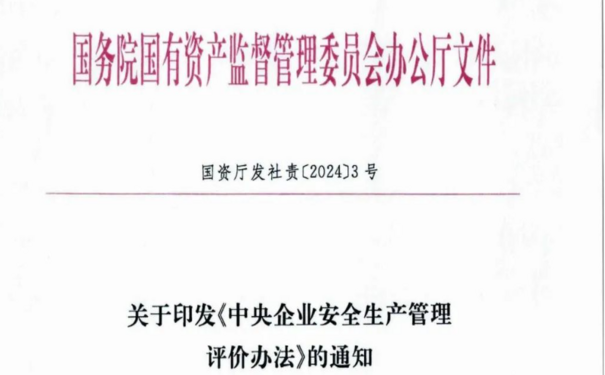 中央企业安全生产考核实施细则(国资发综合〔2014〕107号)